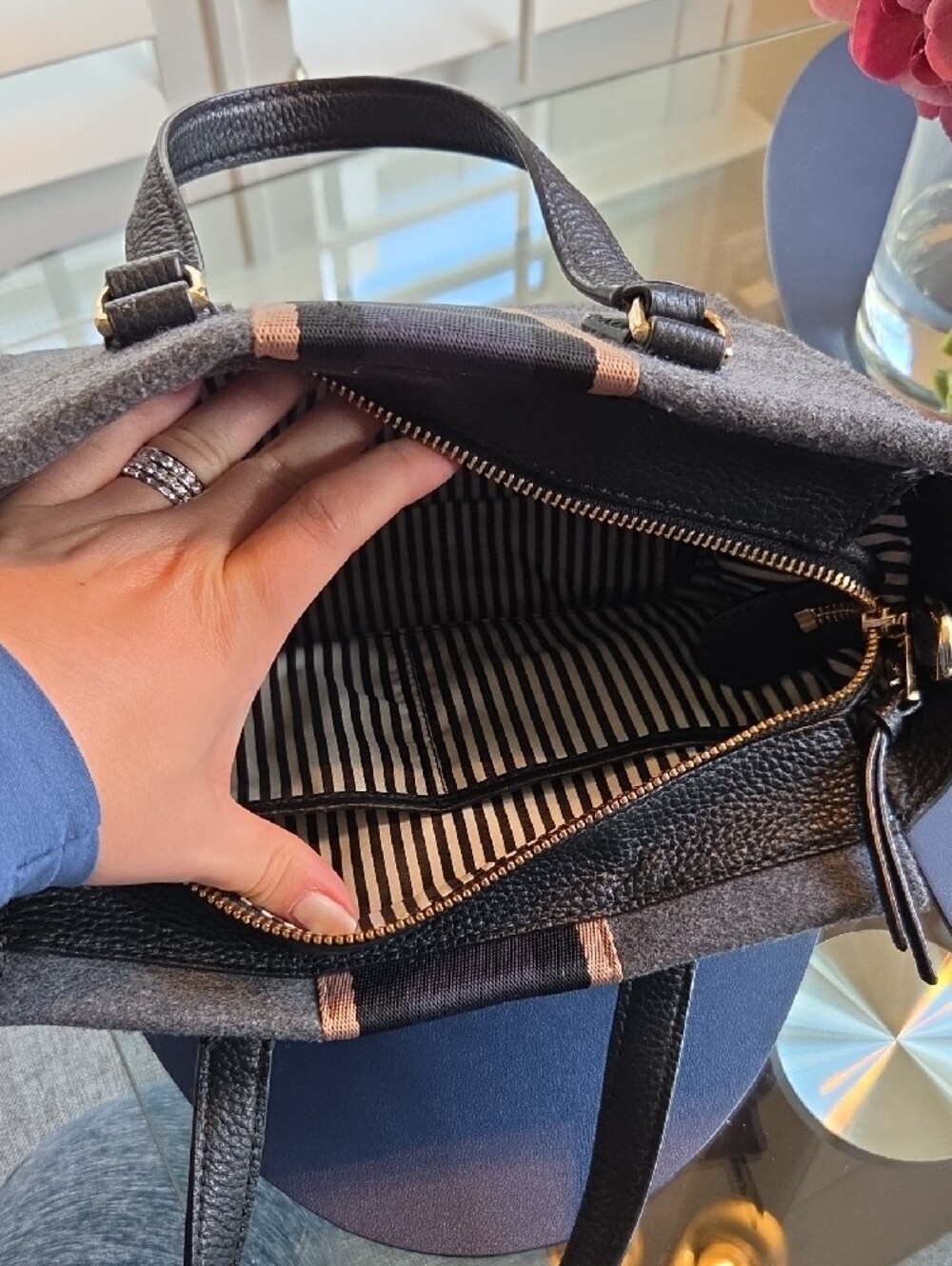 kate spade Black and Gray Tote - Picture 7 of 13